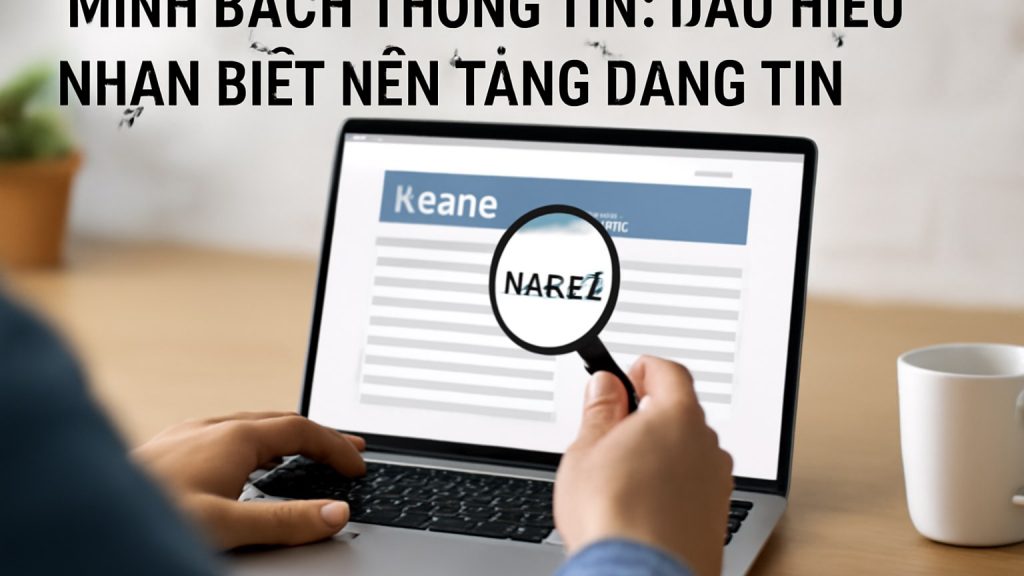 1) Minh bạch thông tin: dấu hiệu nhận biết nền tảng đáng tin Minh họa: 1) Minh bạch thông tin: dấu hiệu nhận biết nền tảng đáng tin