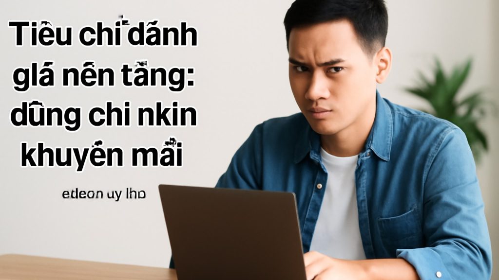 1) Tiêu chí đánh giá nền tảng: đừng chỉ nhìn khuyến mãi Minh họa: 1) Tiêu chí đánh giá nền tảng: đừng chỉ nhìn khuyến mãi