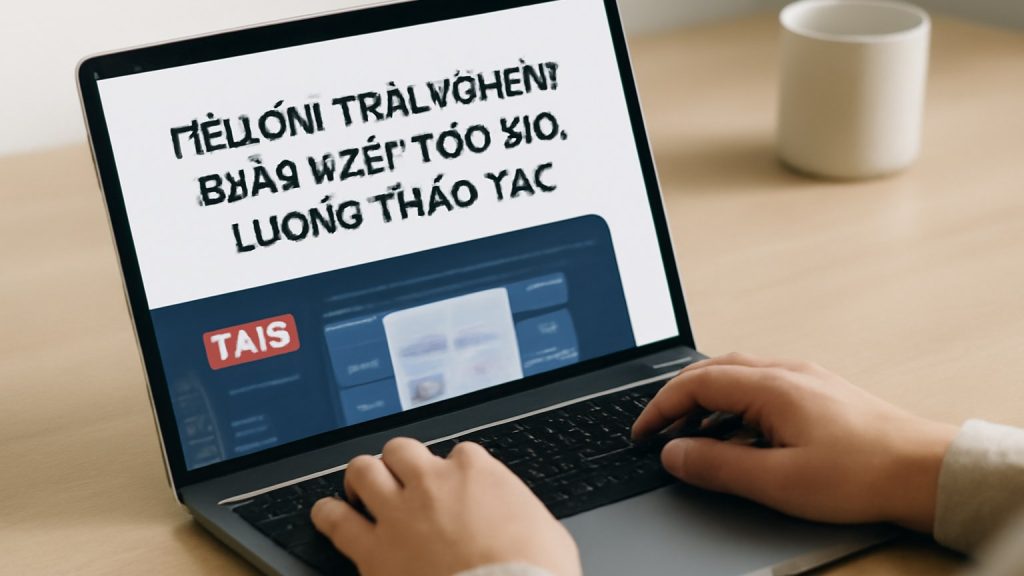 1) Tiêu chí trải nghiệm: giao diện, tốc độ, luồng thao tác Minh họa: 1) Tiêu chí trải nghiệm: giao diện, tốc độ, luồng thao tác